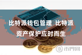 比特派钱包管理  比特派资产保护应时而生